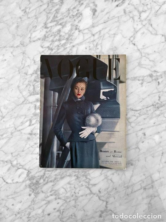 Coleccionismo de revistas y peri&oacute;dicos: REVISTA INGLESA VOGUE - NOVIEMBRE 1948