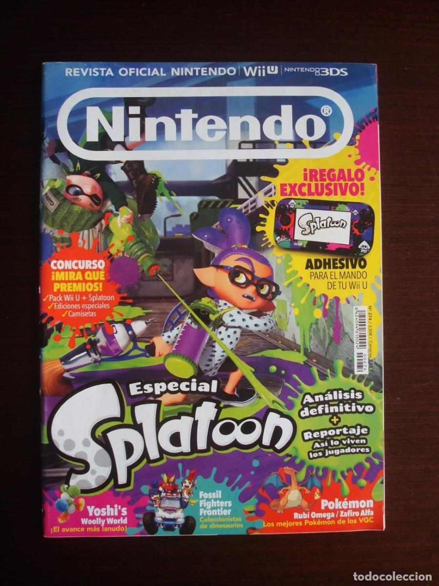 Coleccionismo de revistas y peri&oacute;dicos: Revista oficial Nintendo n&ordm; 274 Incluye adhesivo para el mando Wii U