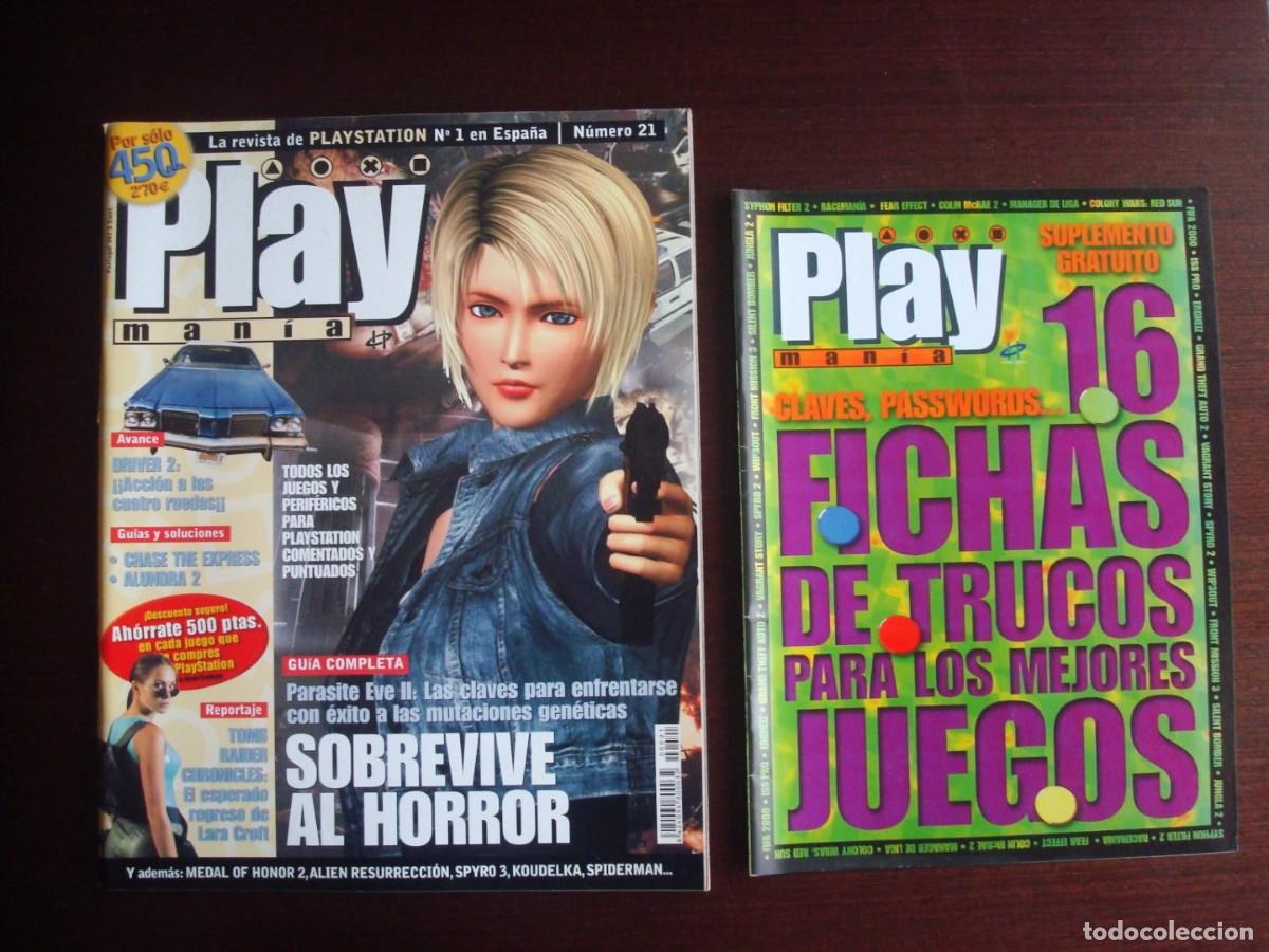 Sammeln von Zeitschriften und Zeitungen: Play Man&iacute;a n&ordm; 21 Incluye suplemento 16 fichas de trucos ... (Playman&iacute;a)