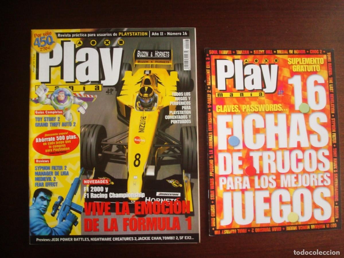 Coleccionismo de revistas y peri&oacute;dicos: Play Man&iacute;a n&ordm; 16 Incluye suplemento 16 fichas de trucos para ... (Playman&iacute;a)
