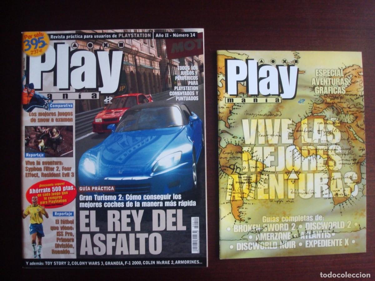 Coleccionismo de revistas y peri&oacute;dicos: Play Man&iacute;a n&ordm; 14 Incluye suplemento Vive mejores aventuras Especial aventuras gr&aacute;ficas (Playman&iacute;a)