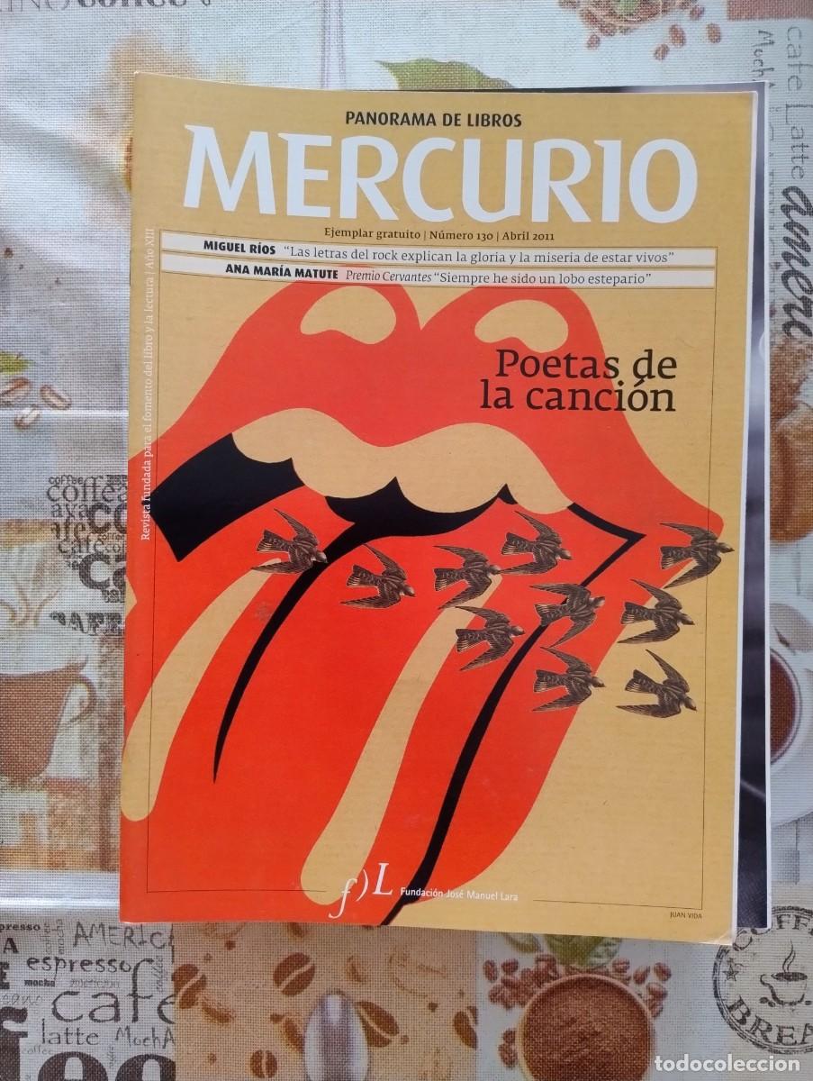 Coleccionismo de revistas y peri&oacute;dicos: REVISTA MERCURIO N&ordm; 130 - POETAS DE LA CANCI&Oacute;N