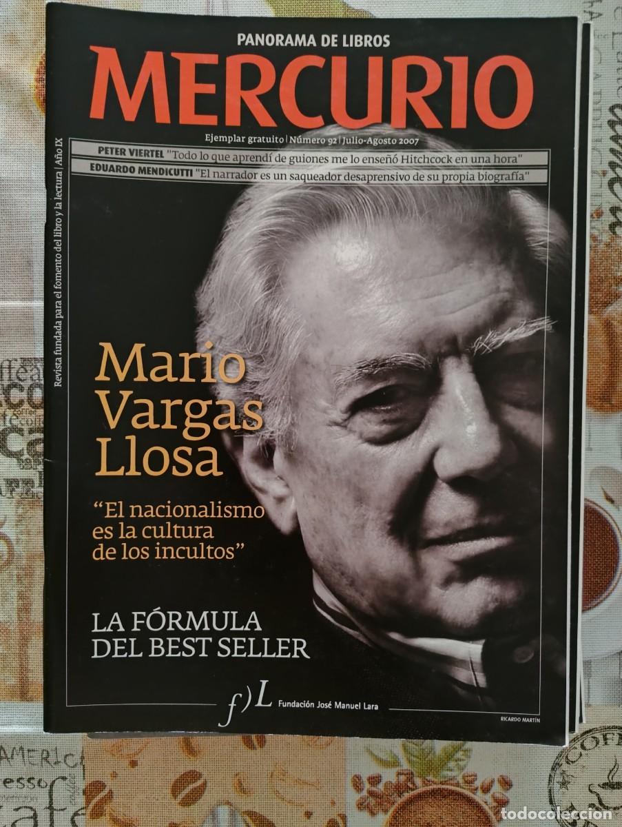 Coleccionismo de revistas y peri&oacute;dicos: REVISTA MERCURIO N&ordm; 92 - MARIO VARGAS LLOSA