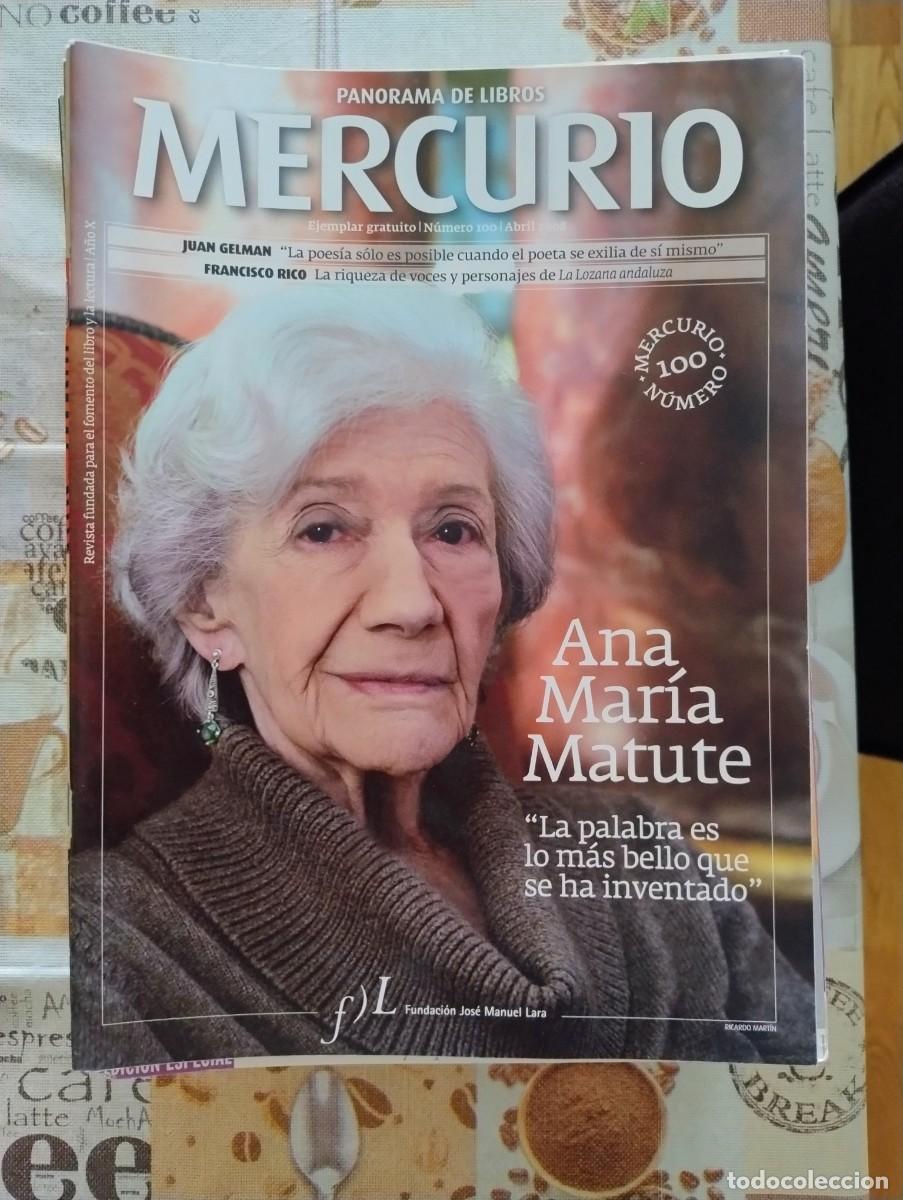 Coleccionismo de revistas y peri&oacute;dicos: REVISTA MERCURIO N&ordm; 100 - ANA MAR&Iacute;A MATUTE