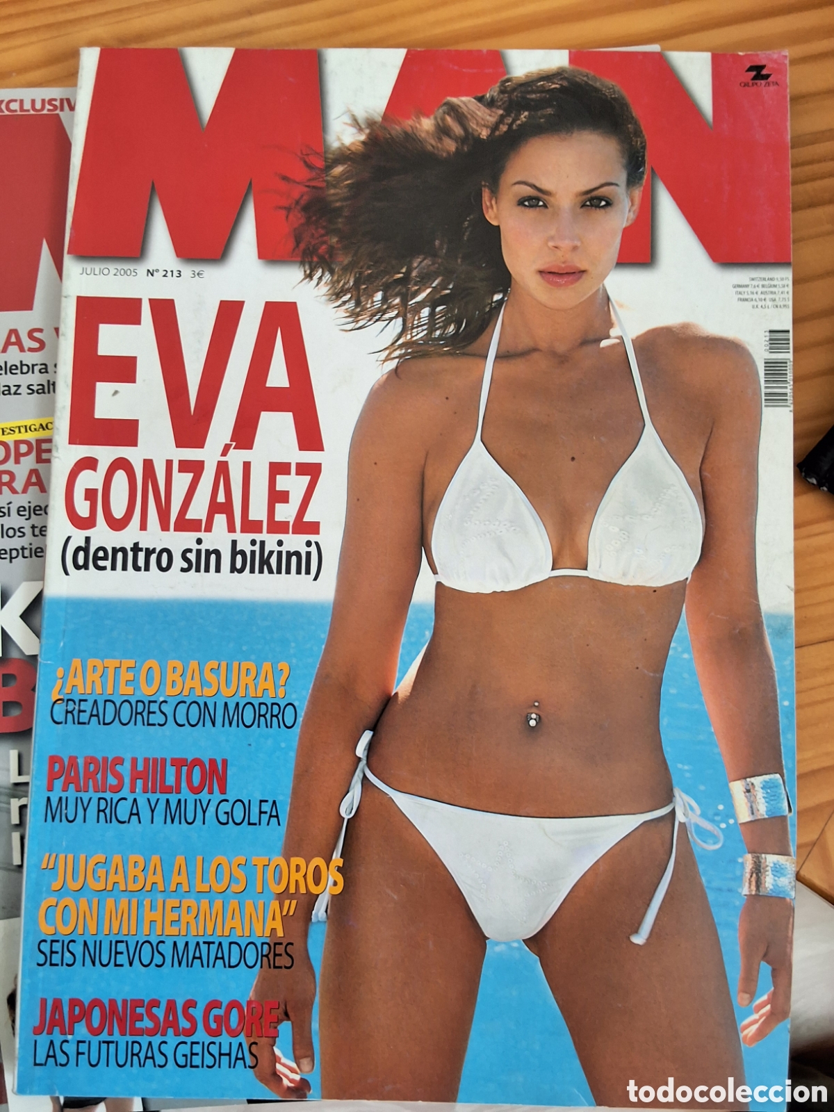 Coleccionismo de revistas y peri&oacute;dicos: Man el hombre que viene revista actualidad n&uacute;mero 213 a&ntilde;om2005/7 Eva Gonz&aacute;lez