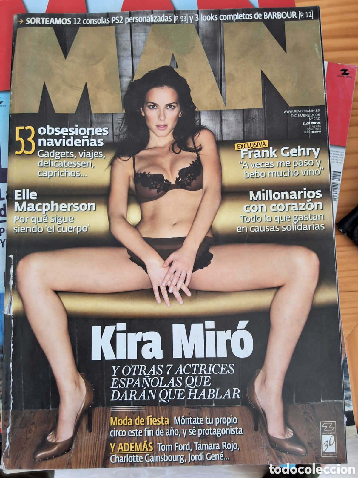 Coleccionismo de revistas y peri&oacute;dicos: Man el hombre que viene revista actualidad n&uacute;mero 230 a&ntilde;o 2006/12 Kira Miro