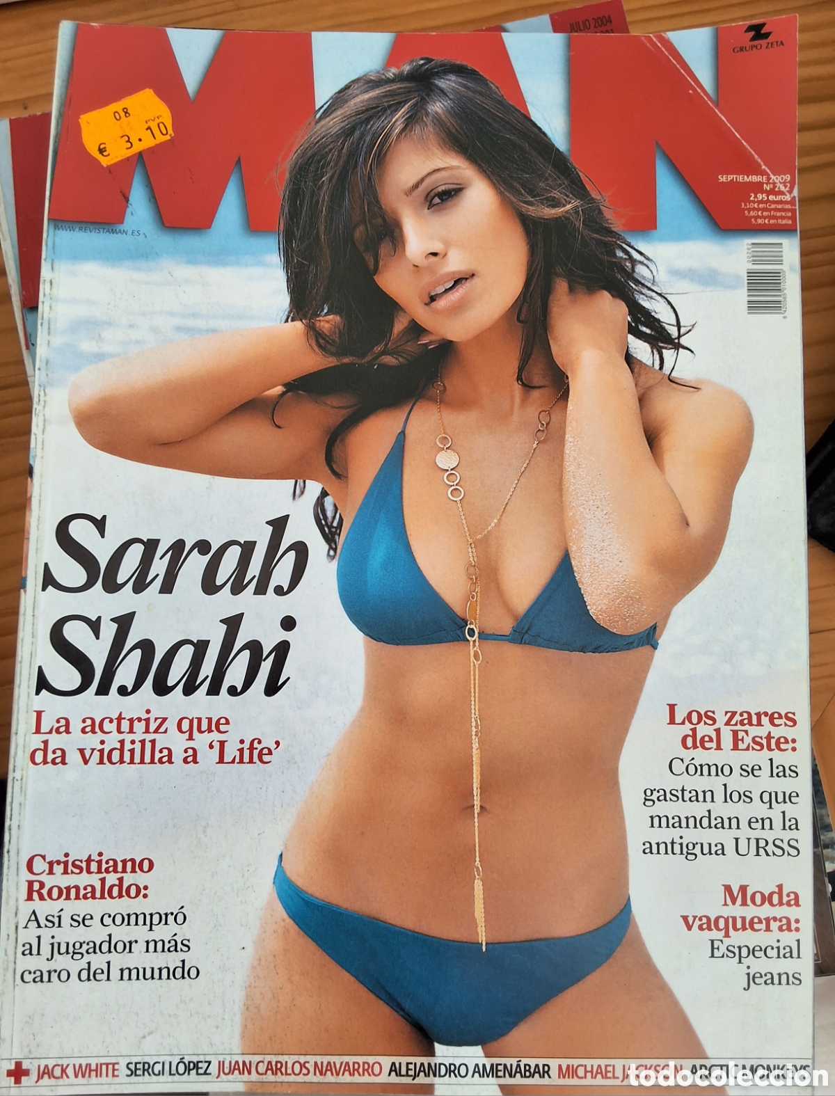 Coleccionismo de revistas y peri&oacute;dicos: Man el hombre que viene revista actualidad n&uacute;mero 262 a&ntilde;o 2009/9 Sarah Shahi