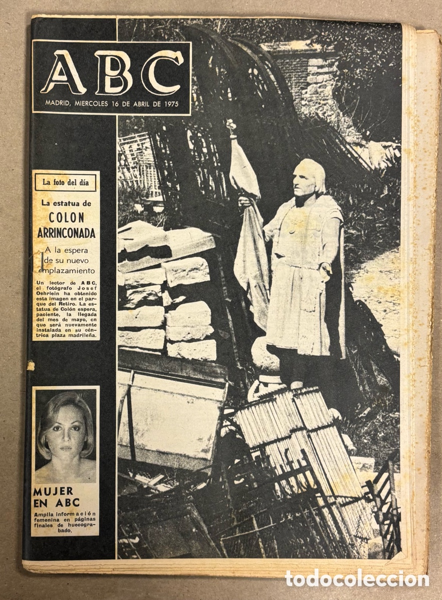 Coleccionismo de revistas y peri&oacute;dicos: ABC (16 ABRIL 1975) ESPECIAL MUJER (MODA,..), LA BATALLA DE BEIRUT, EL CUQUI DETENIDO,&hellip;