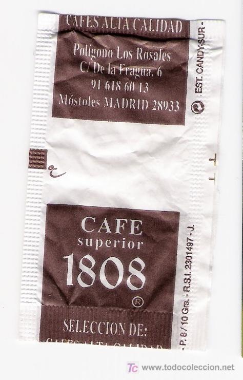 Sobres de az&uacute;car de colecci&oacute;n: Sobre de azucar con errata - Foto 1