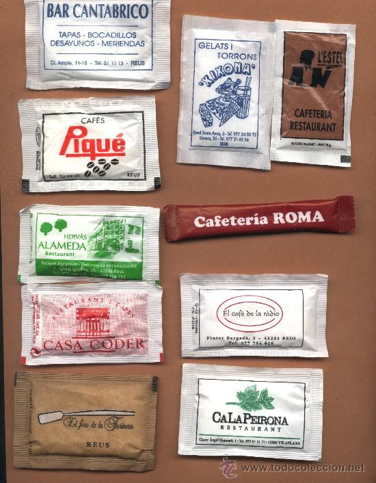 Sobres Azucar Llenos 10 Unidades Cafeterias R Comprar Sobres De Azúcar Antiguos Y De 5122