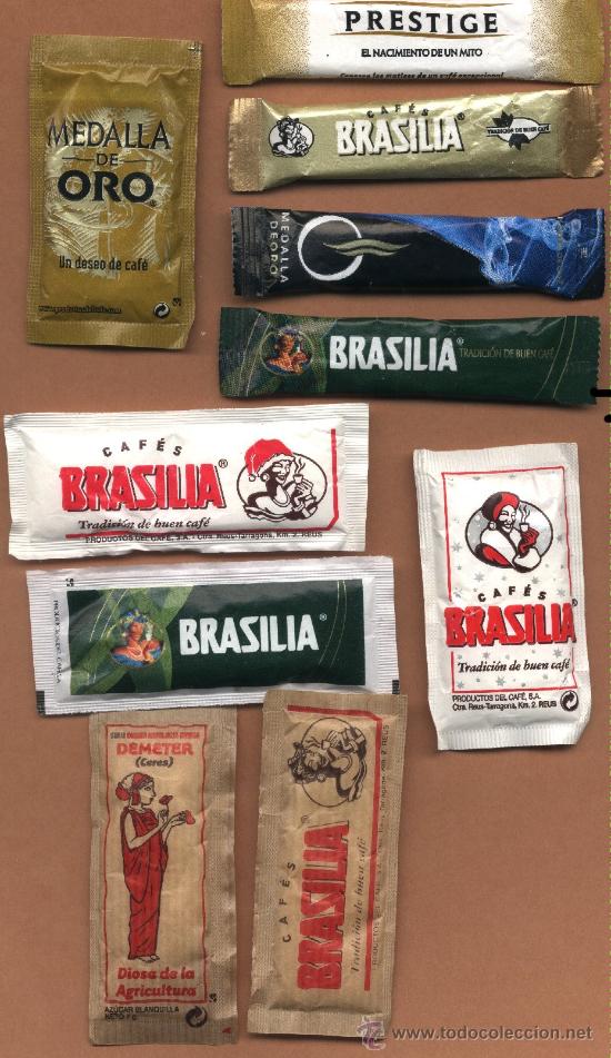 Sobres Azucar Llenos 10 Unidades Cafés Brasili Comprar Sobres De Azúcar Antiguos Y De 8921