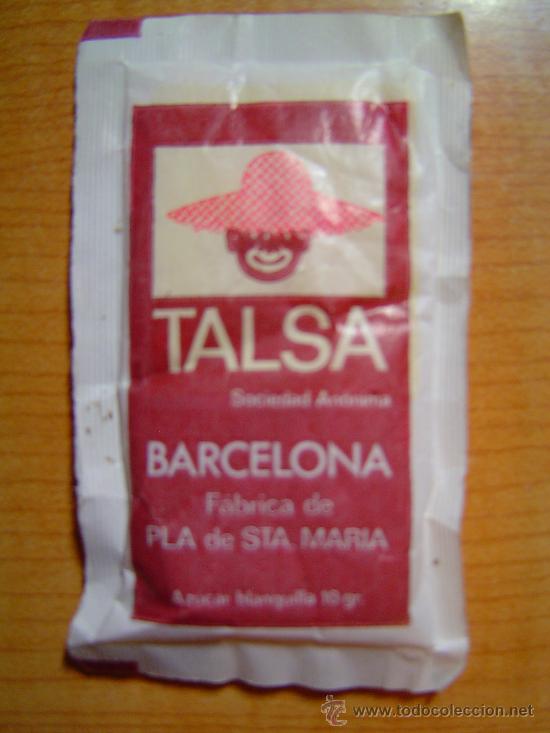 Sobres de az&uacute;car de colecci&oacute;n: SOBRE DE AZUCAR TALSA - Foto 1