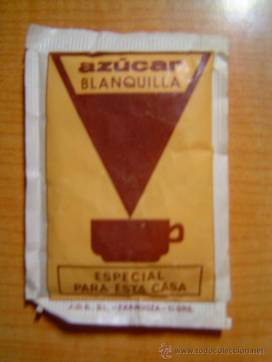 Sobres de az&uacute;car de colecci&oacute;n: SOBRE DE AZUCAR BLANQUILLA - Foto 1