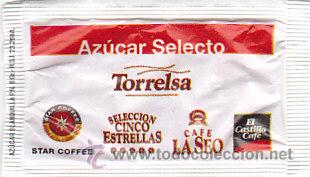 Sobres de az&uacute;car de colecci&oacute;n: SOBRE DE AZ&Uacute;CAR DE TORRELSA - Foto 2