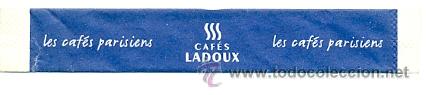Sobres de az&uacute;car de colecci&oacute;n: 25-939. Sobre de Azucar. Caf&eacute;s Ladoux - Foto 1
