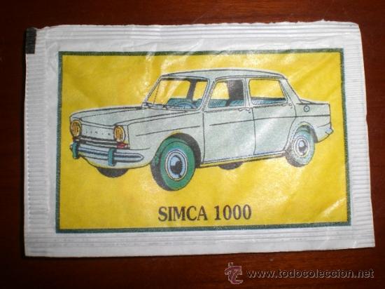 Sobres de az&uacute;car de colecci&oacute;n: SOBRE DE AZUCAR SIMCA 1000. . - Foto 1