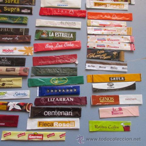 Sobres de az&uacute;car de colecci&oacute;n: SOBRES DE AZUCAR - LOTE DE 78 SOBRES VARIADOS - Foto 3