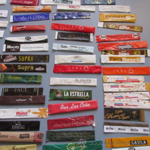 Sobres de az&uacute;car de colecci&oacute;n: SOBRES DE AZUCAR - LOTE DE 78 SOBRES VARIADOS - Foto 4