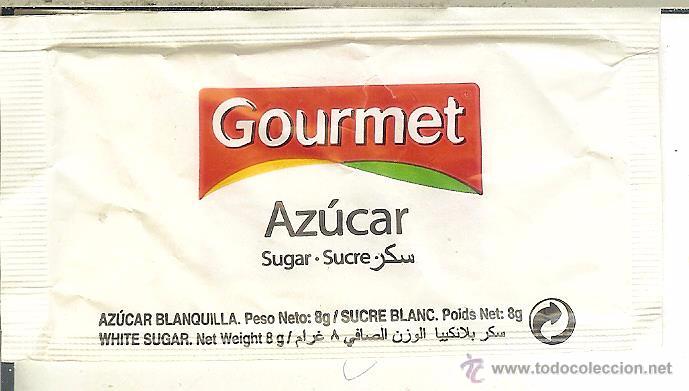Sobre De Azúcar Vacío Gourmet Comprar Sobres De Azúcar Antiguos Y De Colección En 7731