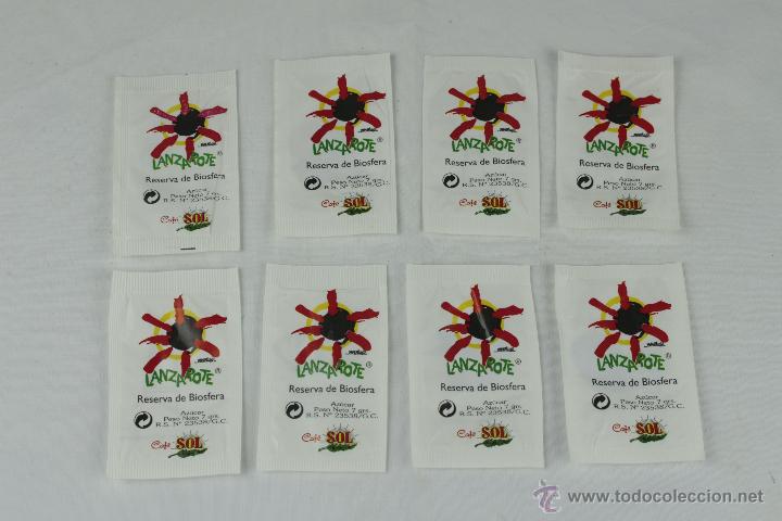 Sobres de az&uacute;car de colecci&oacute;n: Colecci&oacute;n Cesar Manrique Lanzarote 8 sobres - Foto 2