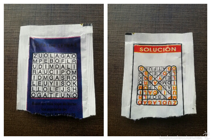 Sobres de az&uacute;car de colecci&oacute;n: Sobre de az&uacute;car #1617 - Foto 1