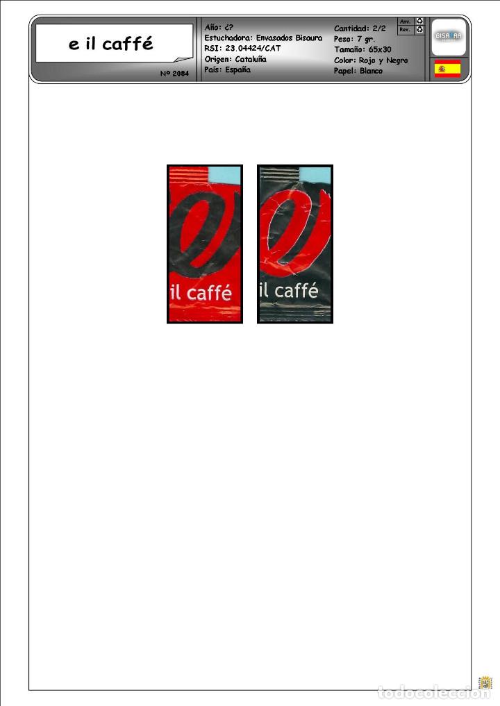 Pacotes de A&ccedil;&uacute;car de cole&ccedil;&atilde;o: 2084 SERIE SOBRES DE AZ&Uacute;CAR : E IL CAFF&Eacute;. EST. : ENV. BISAURA  2/2