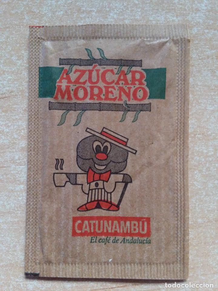 Sachets de sucre de collection: SOBRE DE AZ&Uacute;CAR: CAF&Eacute; CATUNAMB&Uacute;. EST. : A. ANTO&Ntilde;IN