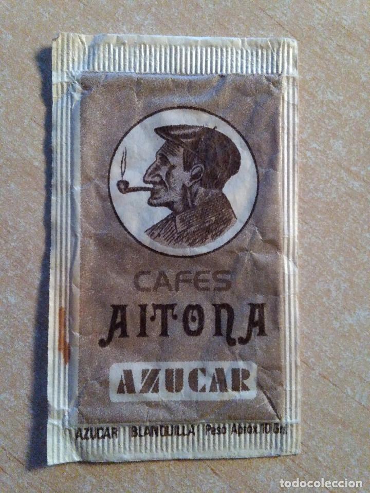 Sobres de az&uacute;car de colecci&oacute;n: SOBRE AZ&Uacute;CAR: CAF&Eacute;S AITONA. EST. : ESTUCHADOS PRIETO