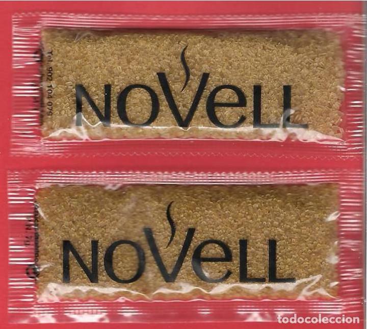 Collection sugar packets: SOBRE AZ&Uacute;CAR CAF&Eacute; NOVELL