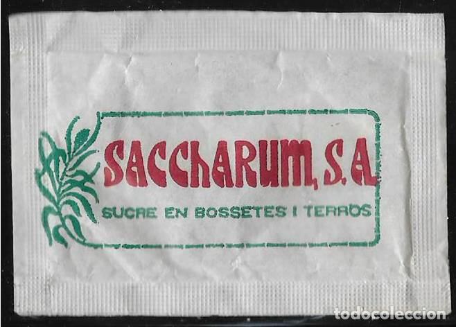 Sammlung von Zuckerbeuteln: SOBRE AZ&Uacute;CAR SACCHARUM, S.A. A&Ntilde;OS 80
