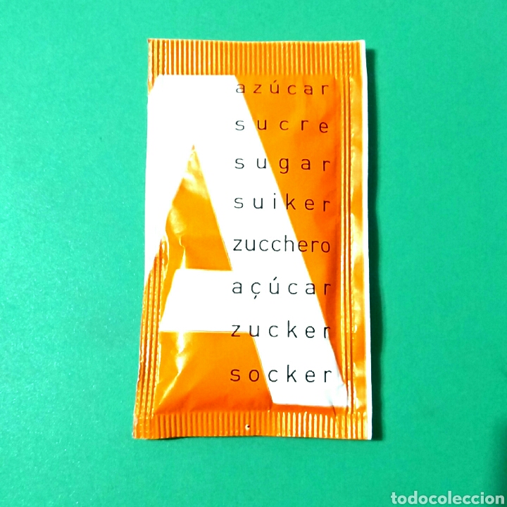 Sobres de az&uacute;car de colecci&oacute;n: Sobre az&uacute;car lleno - Foto 1
