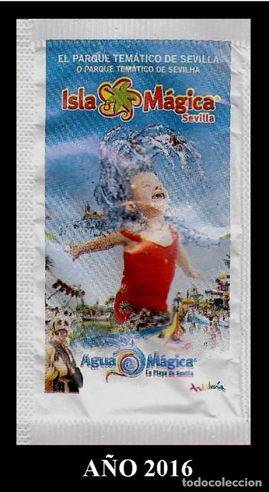 Sobres de az&uacute;car de colecci&oacute;n: SOBRE AZ&Uacute;CAR ISLA M&Aacute;GICA 2016