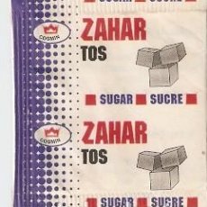Sobres de azúcar de colección: SOBRE AZUCAR. ZAHAR TOS. REF. 25-1238. Lote 93389465