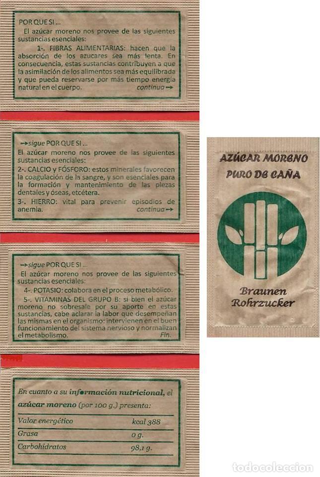 Collection sugar packets: Serie Sobres de Az&uacute;car. Az&uacute;car Moreno. ( Modelo 1). 2017. 4/4