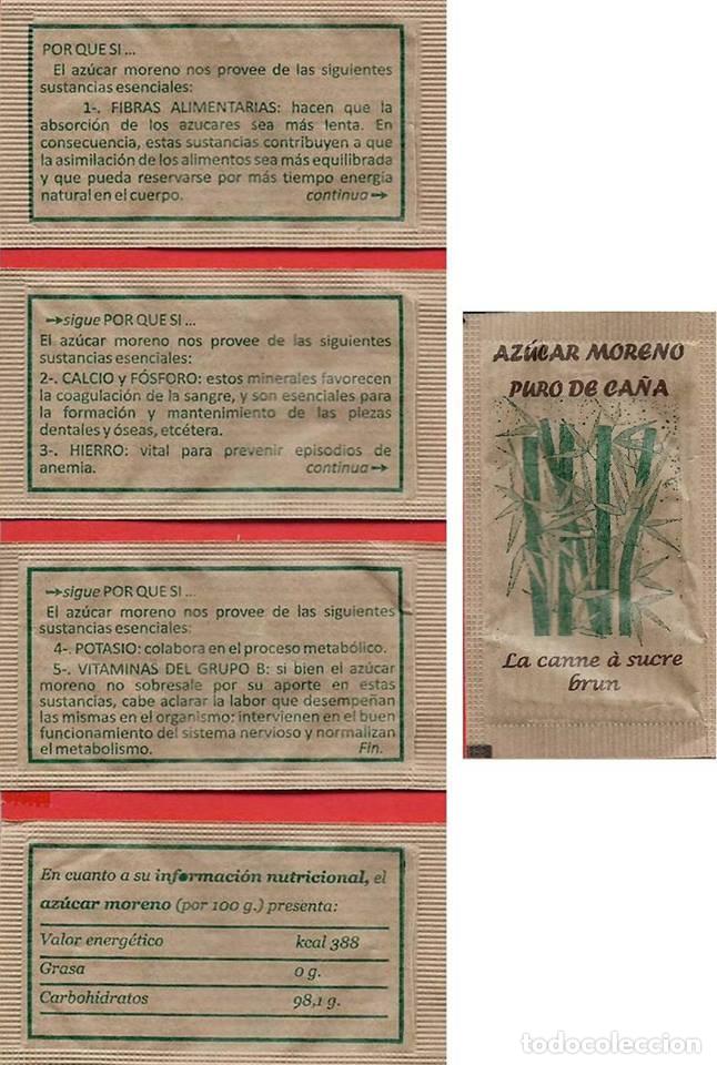 Collection sugar packets: Serie Sobres de Az&uacute;car. Az&uacute;car Moreno. ( Modelo3). 2017. 4/4