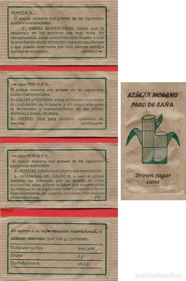 Collection sugar packets: Serie Sobres de Az&uacute;car. Az&uacute;car Moreno. ( Modelo 4). 2017. 4/4