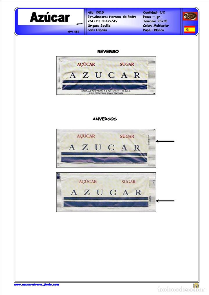 Sammlung von Zuckerbeuteln: 0459 SERIE SOBRES DE AZ&Uacute;CAR: Az&uacute;car. EST. : Herranz de Pedro 2/2