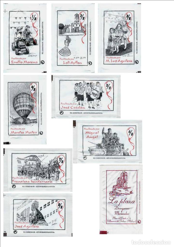 Sobres de az&uacute;car de colecci&oacute;n: 0117 SERIE SOBRES DE AZ&Uacute;CAR:Fiestas Patronales Vva. del Trabuco. EST. : Palupa 8/8
