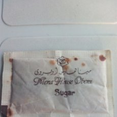 Sobres de azúcar de colección: SOBRE AZUCAR HOTEL MENA HOUSE OBEROI EGIPTO 1989. Lote 129381634