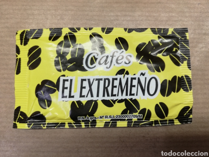 Sobres de az&uacute;car de colecci&oacute;n: SOBRE DE AZ&Uacute;CAR: CAF&Eacute;S EL EXTREME&Ntilde;O.