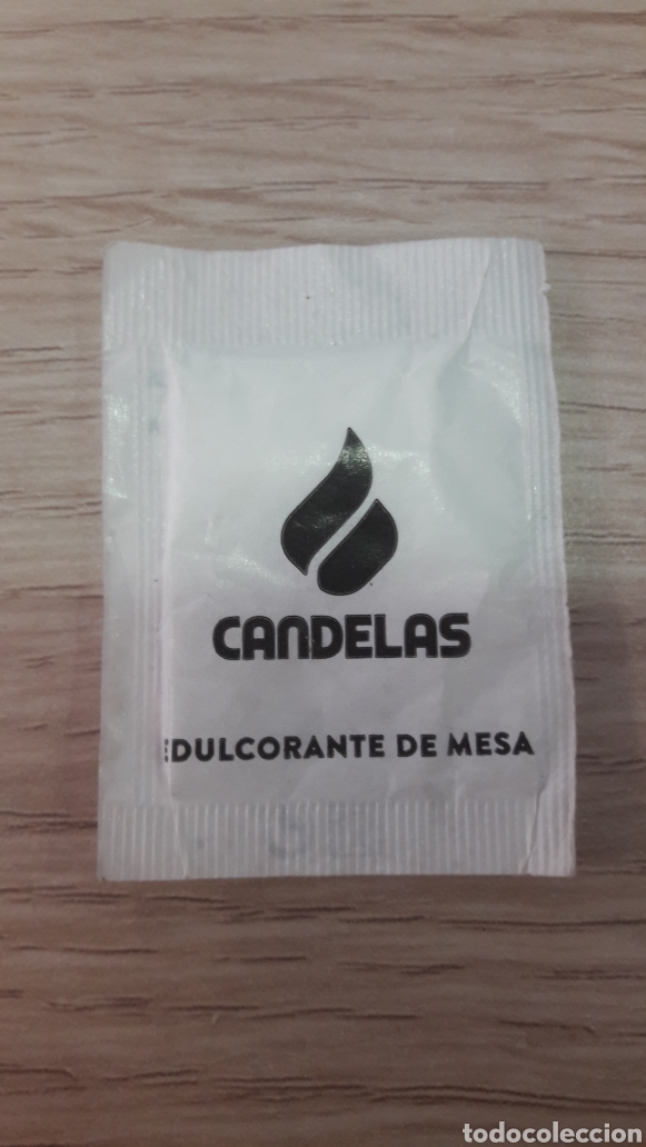 Sobres de az&uacute;car de colecci&oacute;n: Sobre Sacarina Candelas Lugo - Foto 1