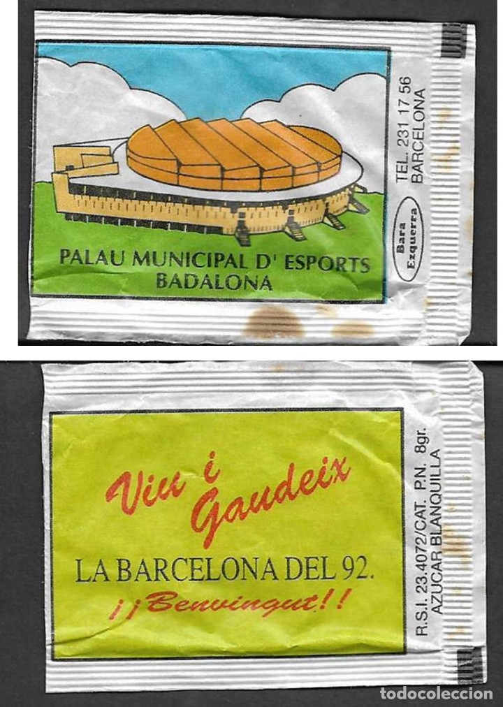 Sobres de az&uacute;car de colecci&oacute;n: 15. Sobre azucar. Resto de serie.