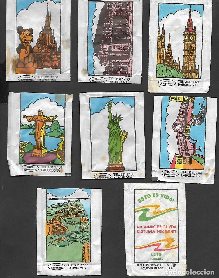 Collection sugar packets: 34. Sobre azucar. Resto de serie.