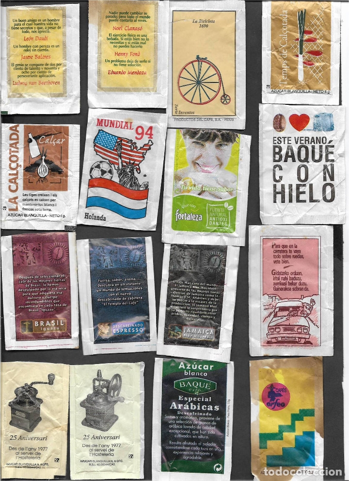 Collection sugar packets: 59. Sobre azucar. Resto de serie.