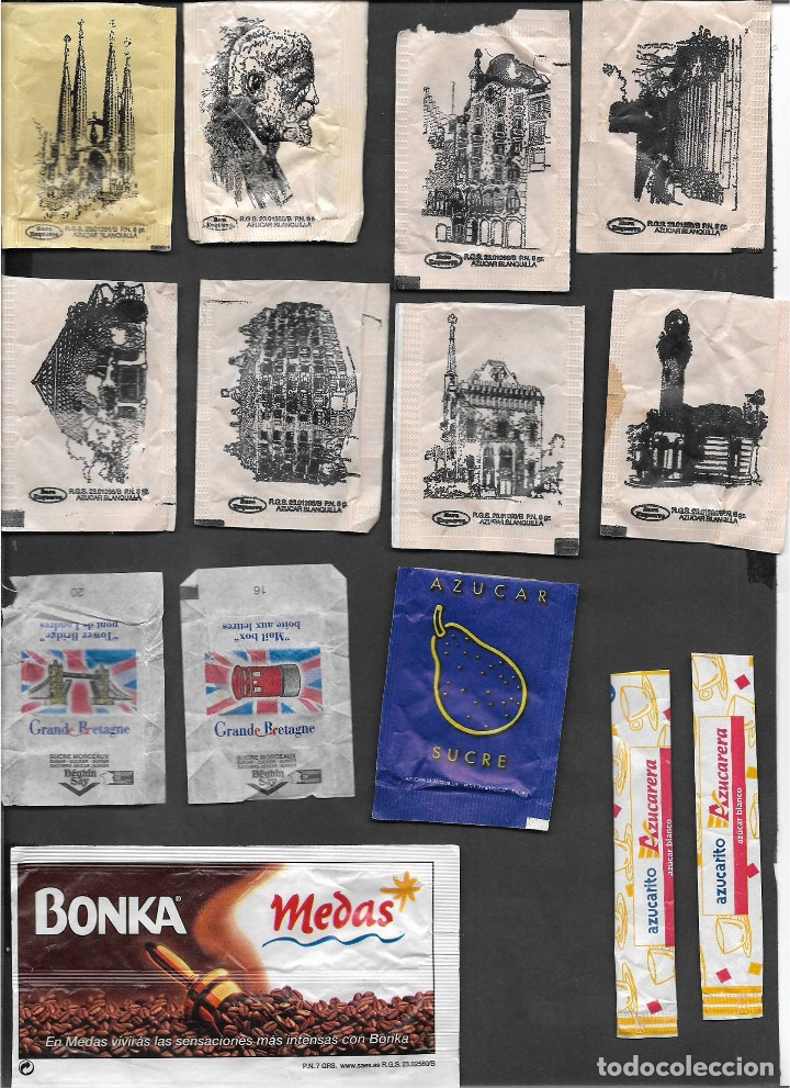 Collection sugar packets: 60. Sobre azucar. Resto de serie.
