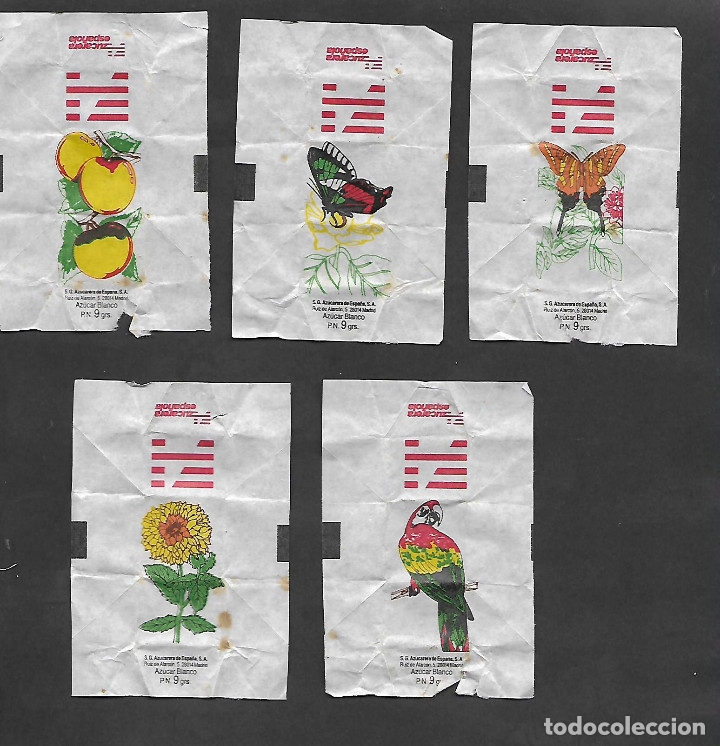 Collection sugar packets: 61. Sobre azucar. Resto de serie.