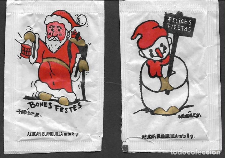 Collection sugar packets: SOBRE AZ&Uacute;CAR. Resto de series