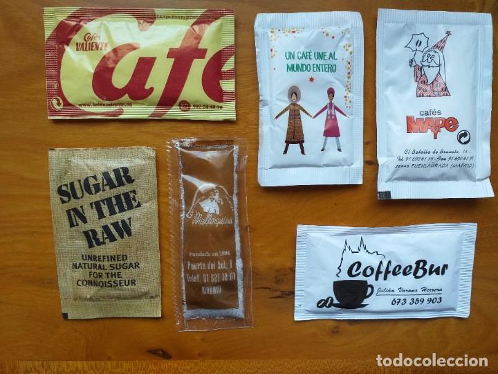 Sobres de az&uacute;car de colecci&oacute;n: LOTE 6 SOBRES DE AZUCAR - Foto 1