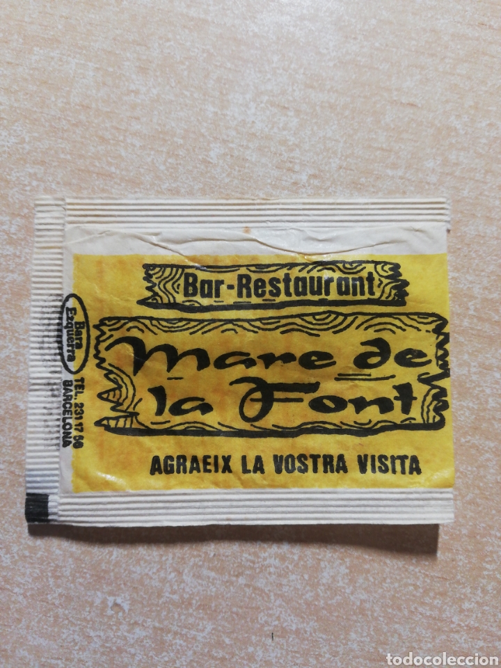 Bustine di zucchero di collezione: Sobre Az&uacute;car BAR RESTAURANTE MARE DE LA FONT
