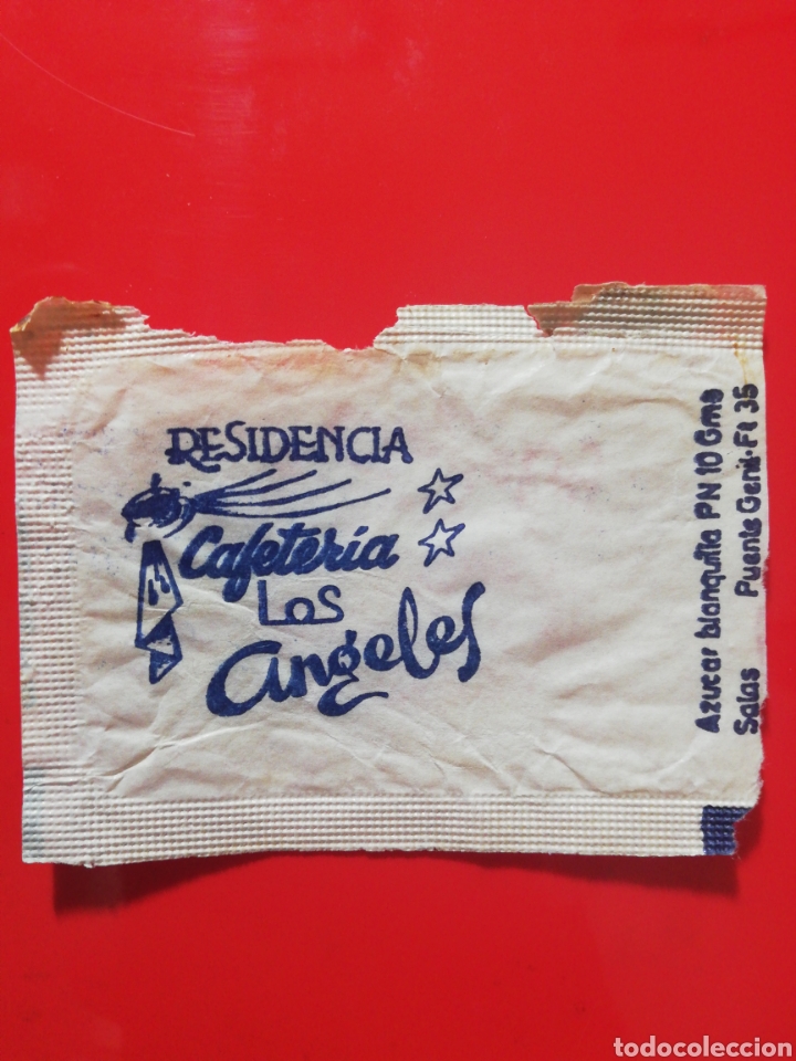 Bustine di zucchero di collezione: Sobre Az&uacute;car RESIDENCIA CAFETER&Iacute;A LOS ANGELES